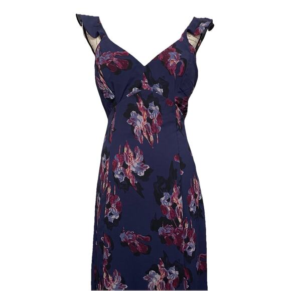 Japna Y2K Babydoll Fairy Maxi Dress Floral Tie-back Grunge Romantic Medium - Picture 10 of 10